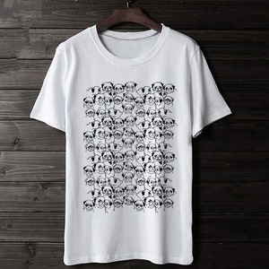T-shirt　-pug mamire- 　　t70
