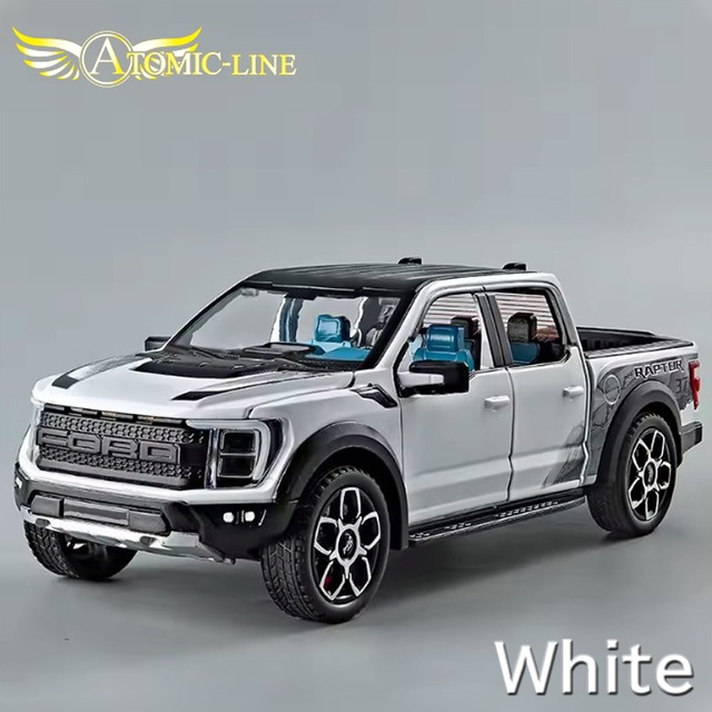 フォード F-150 ラプター 1/20 ミニカー 全6色 ライト点灯 エンジンサウンド 合金モデル 模型 ジオラマ