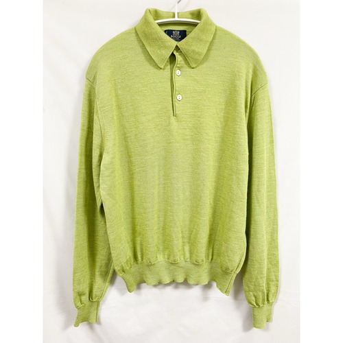 Boggi Milano Extra Fine Merino Wool Knit Polo Shirt Made in Italy