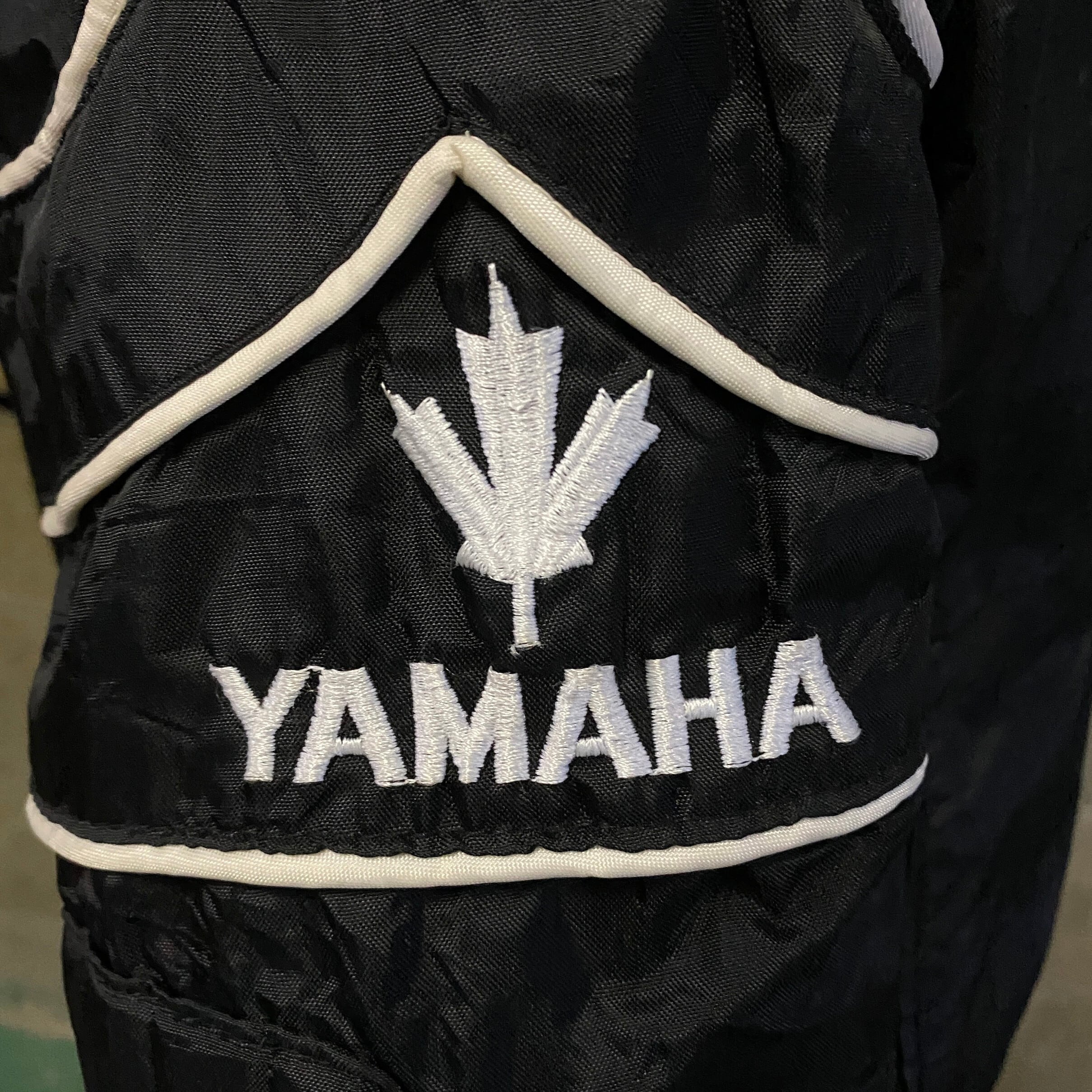 90年代 YAMAHA ヤマハ 企業ロゴ 刺繍 レーシングジャケット メンズL