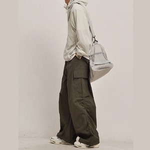 ライトナイロン ワイドカーゴパンツ N3434