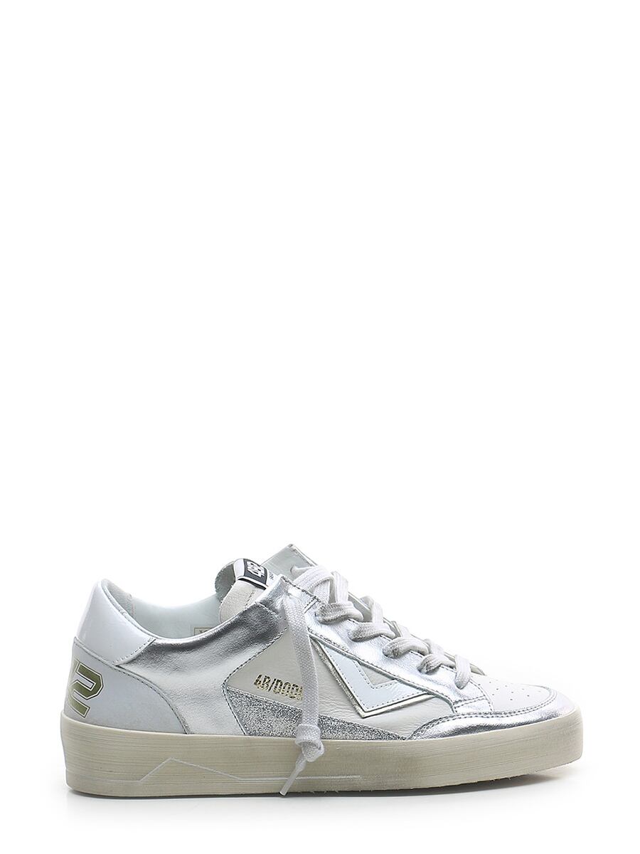 4B12 スニーカー レディース Bianco/argento KYLE D111