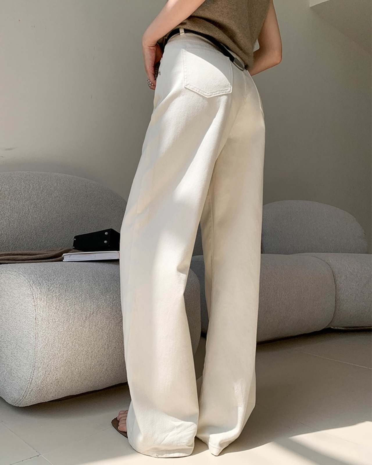 Wide flare denim T20013