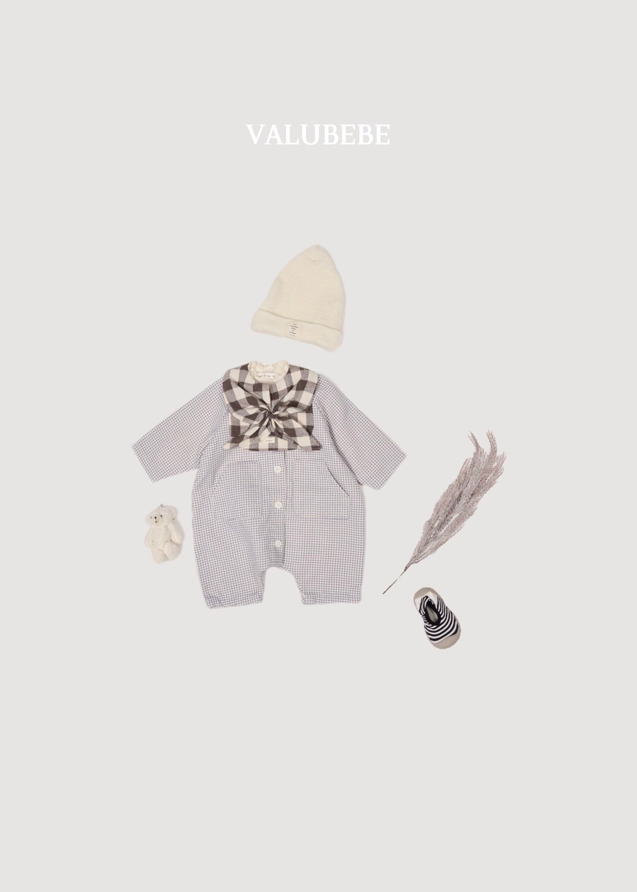 送料無料【予約】/ リチェックロンパース / valubebe