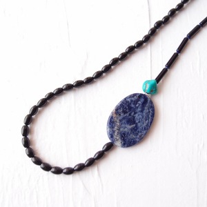 Sodalite Asymmetry Necklace/ソーダライト アシンメトリーネックレス