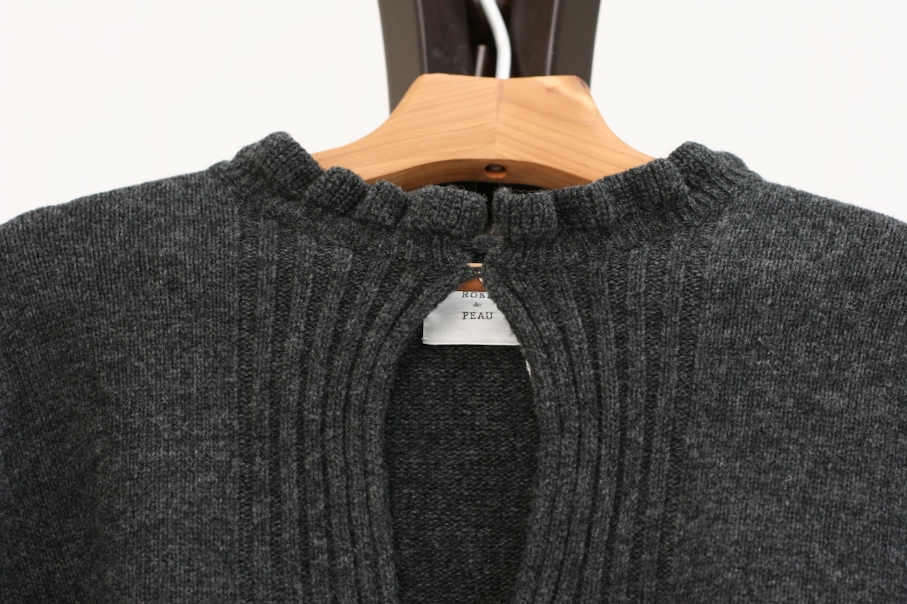 【ROBE de PEAU】Skipper frill knit pullover(RS028)