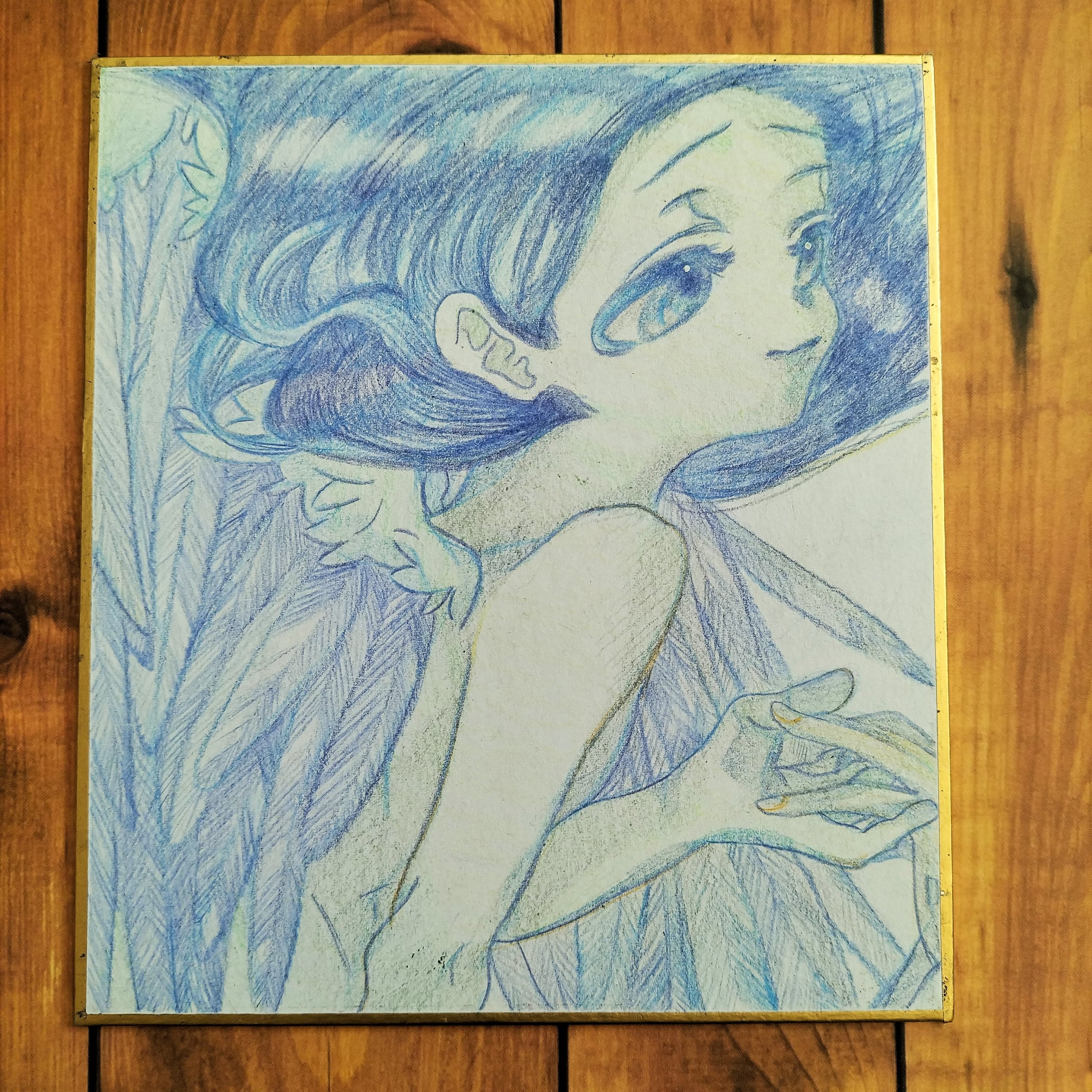 色紙原画イラスト【リボンドール】 | イラスト屋さん
