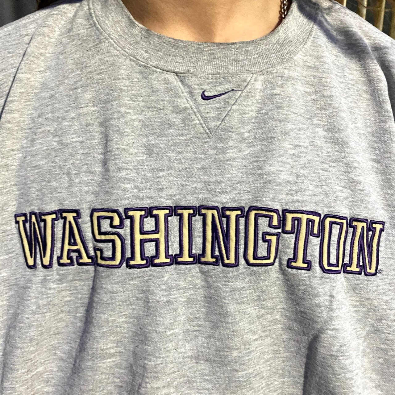90年代 ビンテージ NIKE TEAM ナイキ WASHINGTON スモールスウォッシュ 