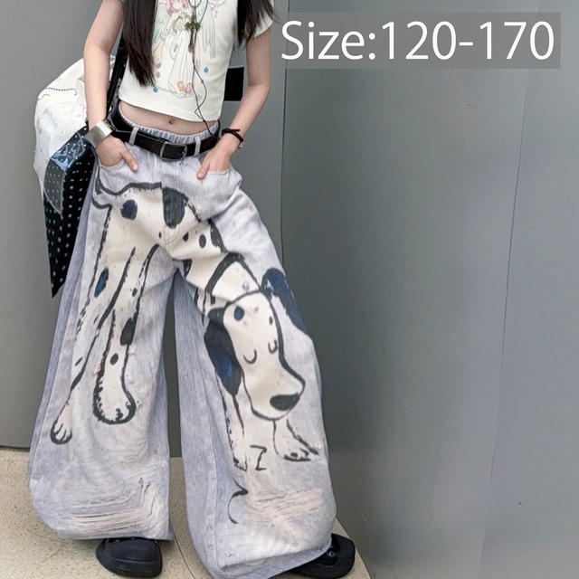 アートドッグ ワイドパンツ