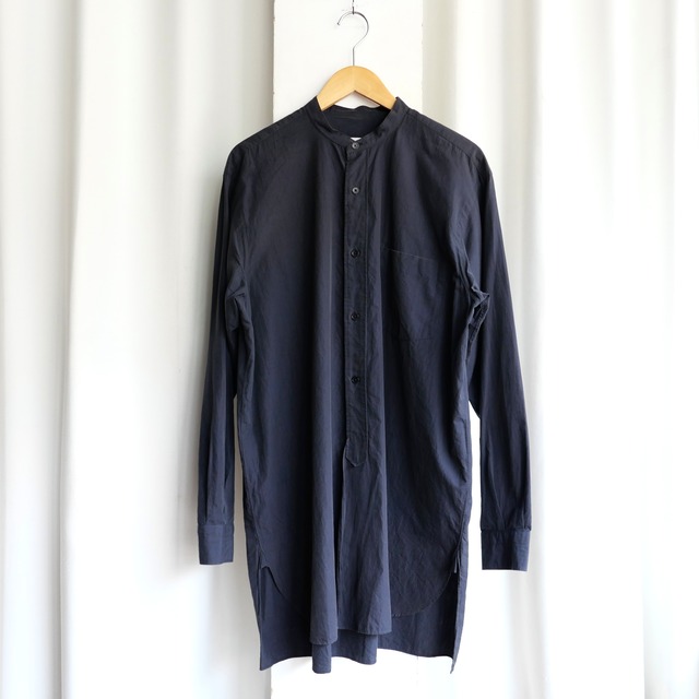 COMOLI 22AW BAND COLLAR SHIRT