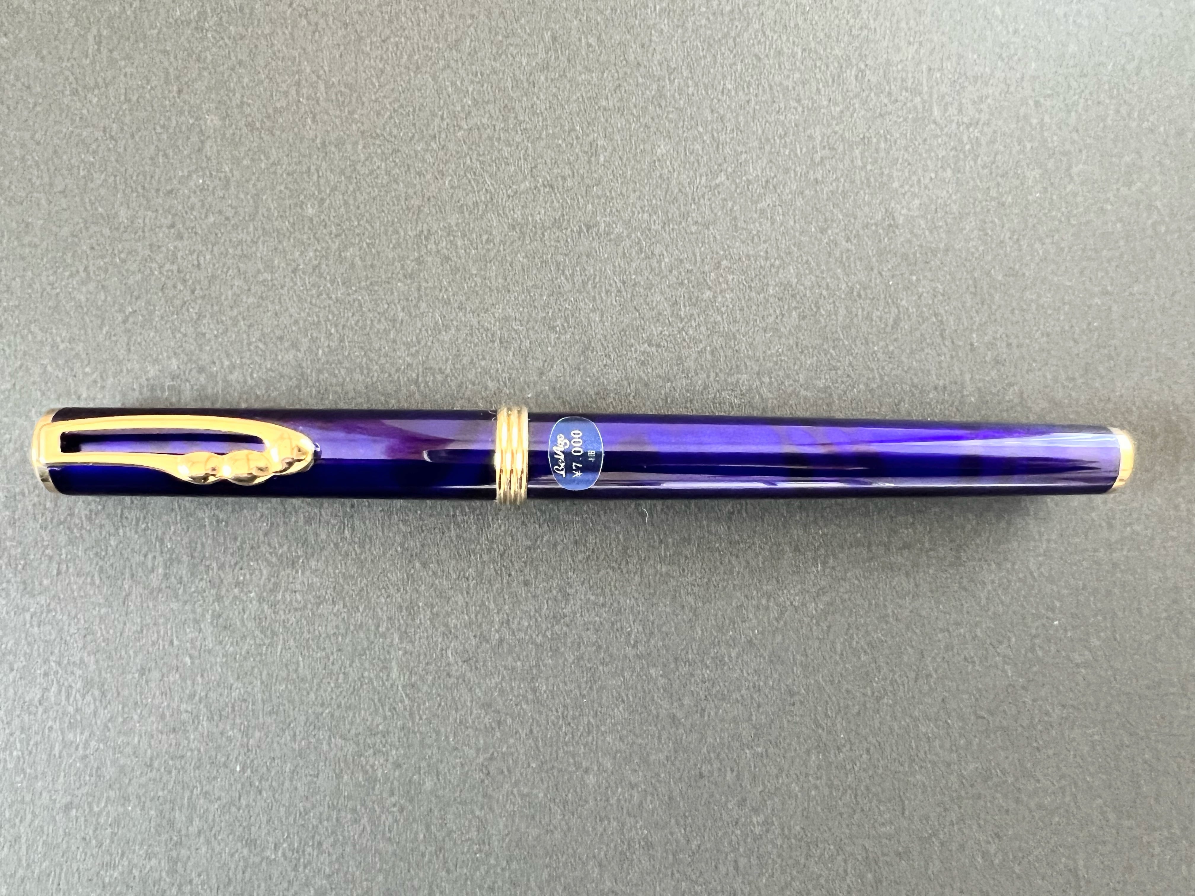 1979 プラチナ ベラージュ スカイブルー PLATINUM BelAge （細字） 14K