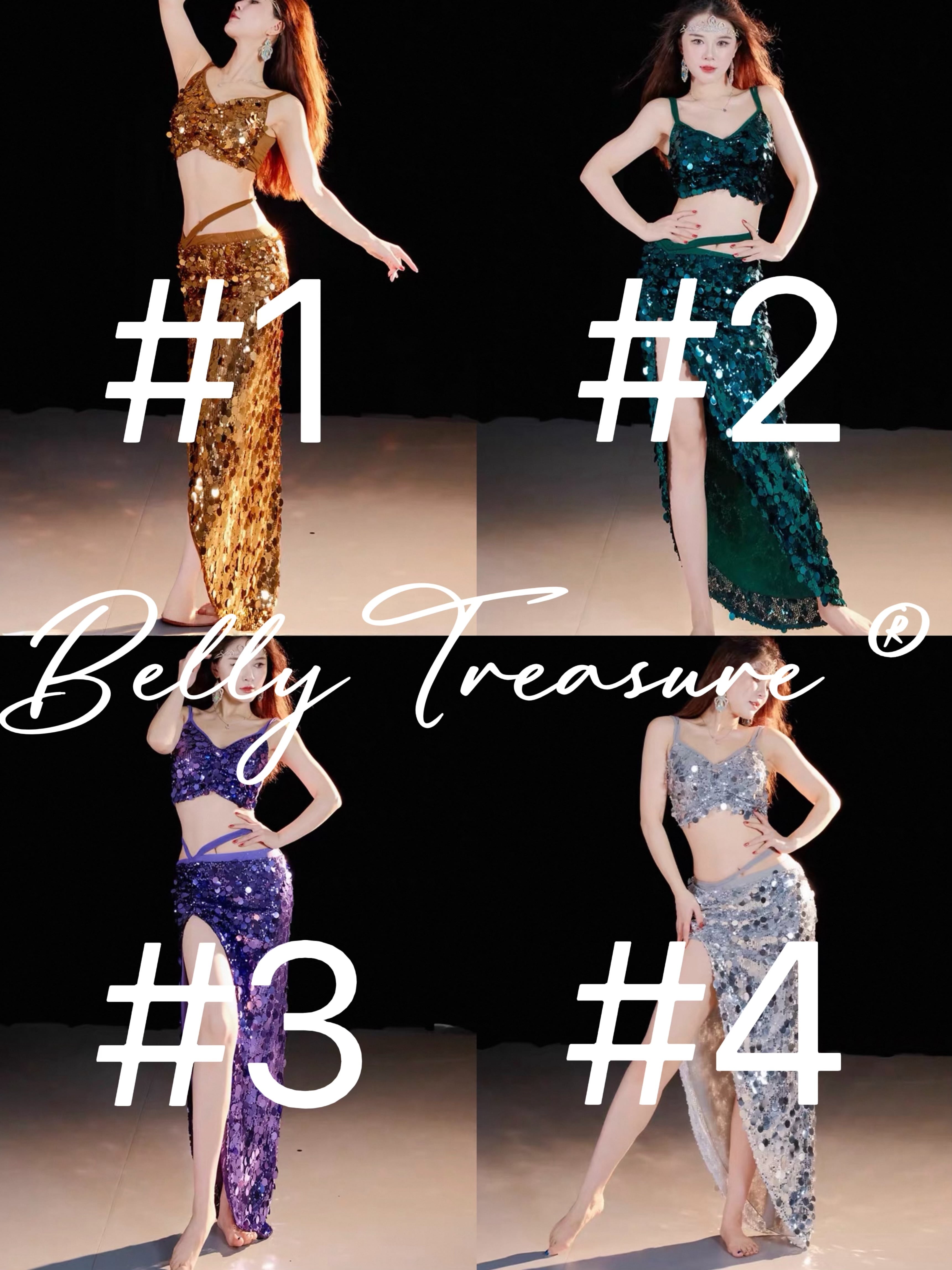 【新品】ホワイト＆パープル★ベリーダンス衣装♫オリエンタル 送料無料】 即納 ベリーダンス衣装 オリエンタル セットアップ