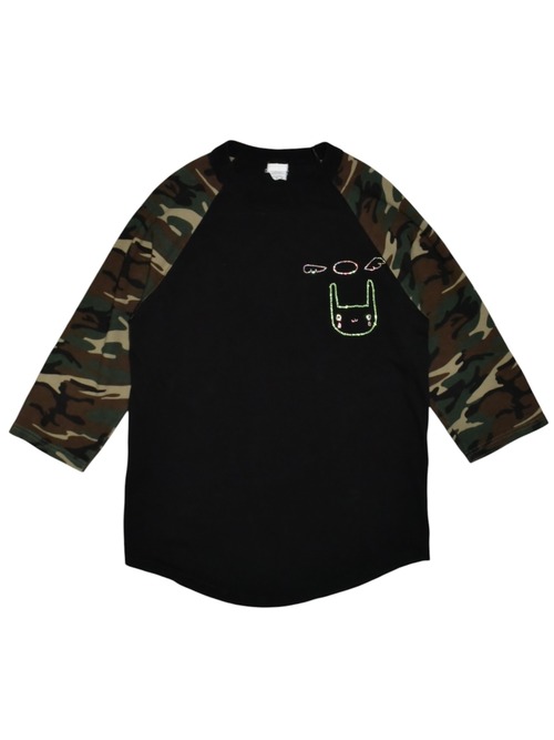 NETSU – Rhinestone Bunny Raglan Tee