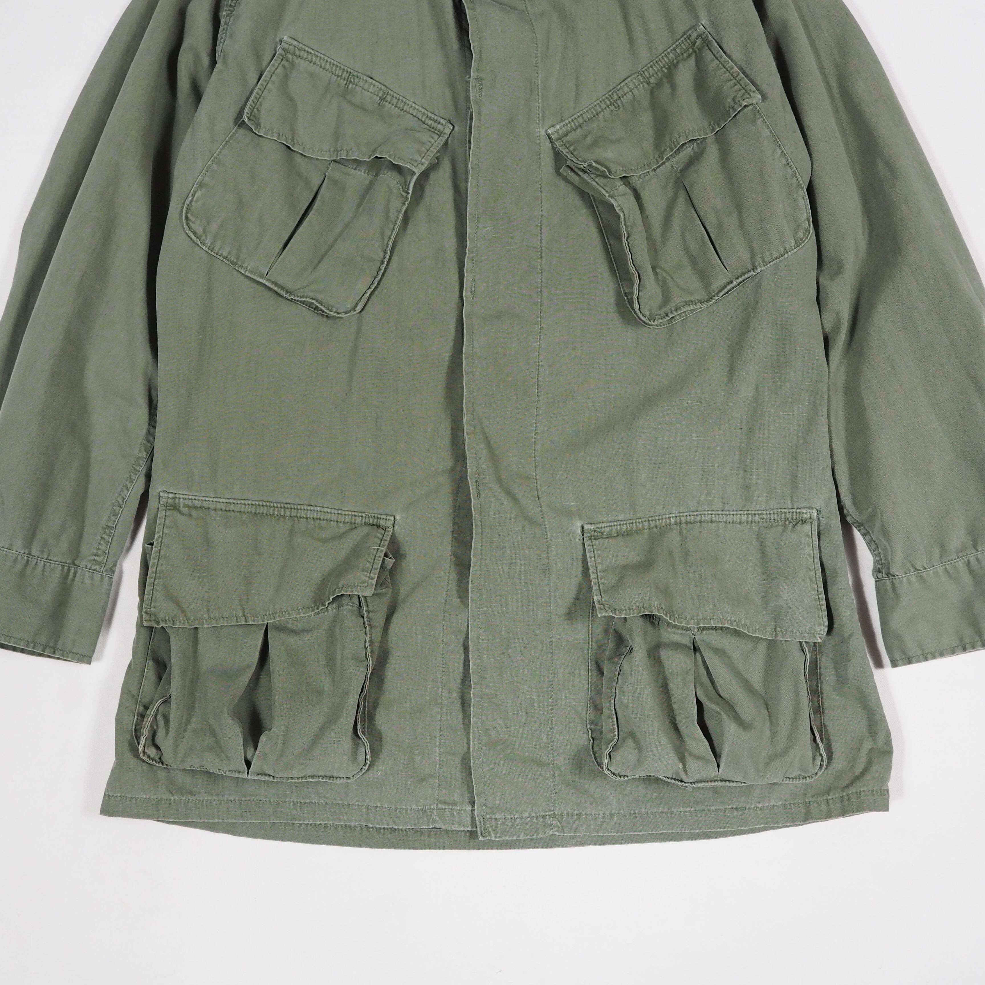 Non-Ripstop】60's U.S ARMY 3rd Cotton Poplin Jungle Fatigue Jacket