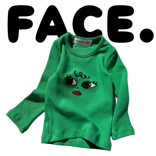 [受注生産] FACE SLIM T - Green