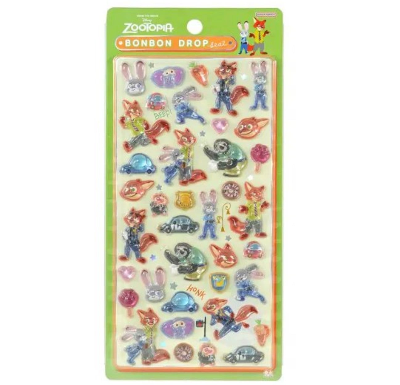 ズートピア ボンボンドロップシール | シールステーション