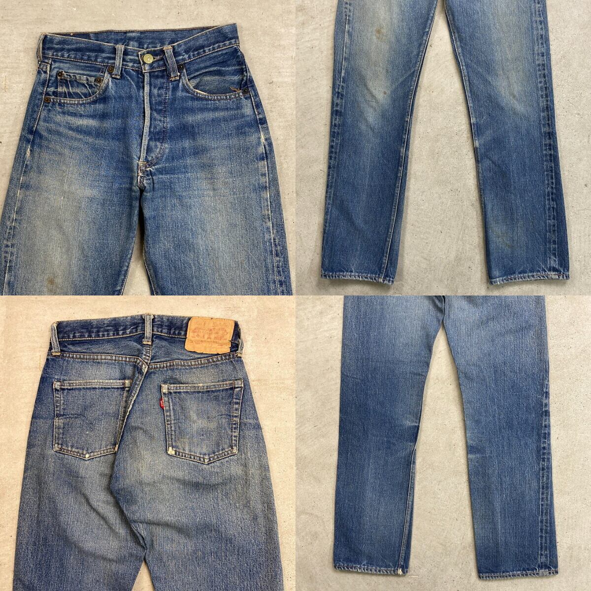 60年代 USA製 Levi's リーバイス 501 BIG E ストレート デニムパンツ