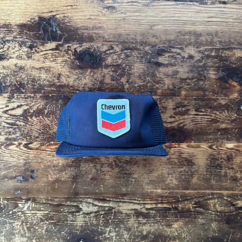 1980’s Deadstock "Chevron" Unitog Mesh Cap Trucker Hat/ made in USA  by Legend