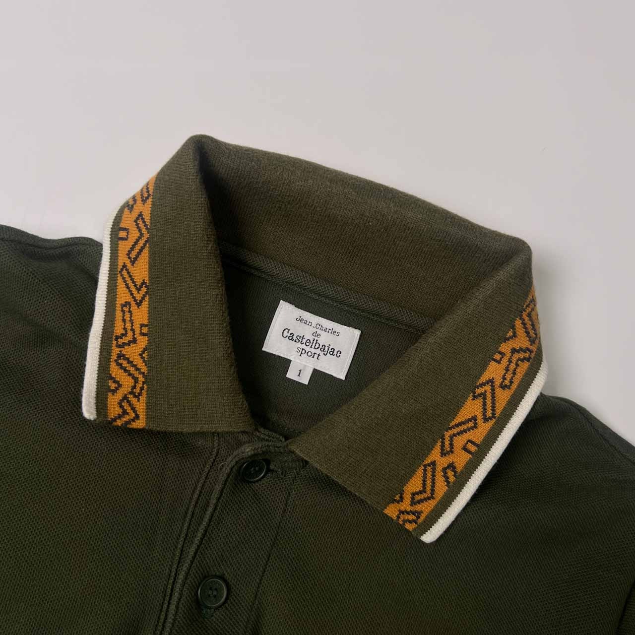 Jean Charles de Castelbajac カステルバジャック キャラデザイン 半袖 ポロシャツ 1/グリーン 男女でも