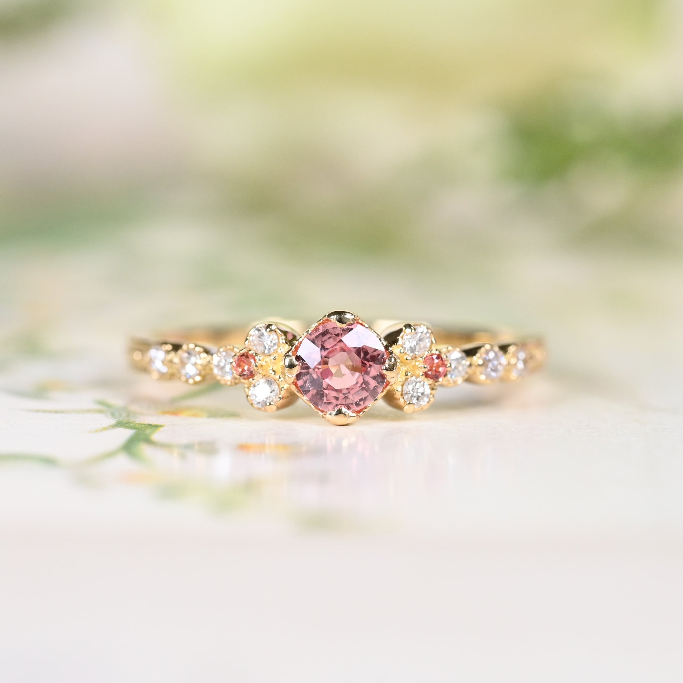 完売】アレキサンドライト K18YG リング | ジェムとハンドメイド工房