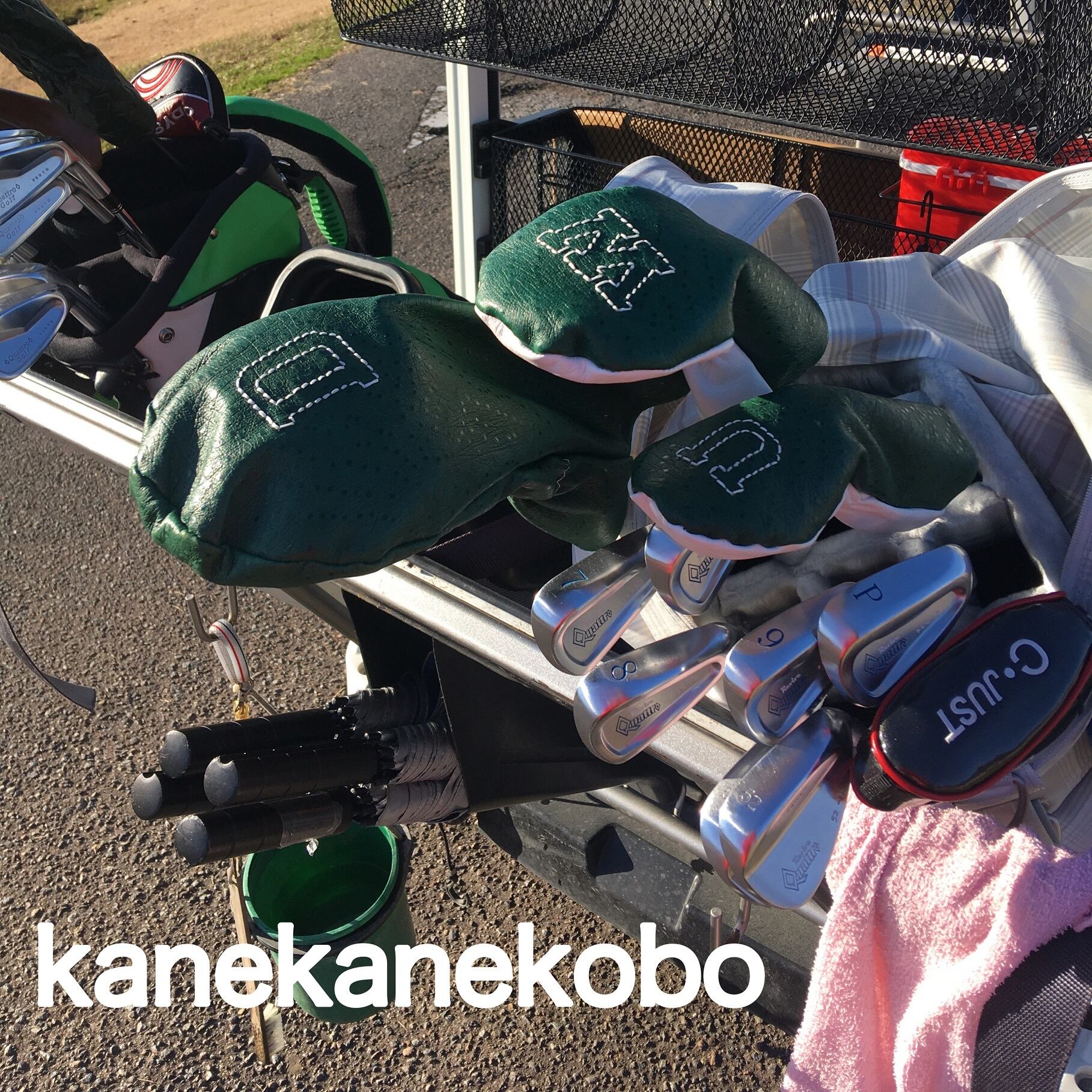 受注生産 名入れ可 フェアウェイウッド用ゴルフヘッドカバー 国産帆布 倉敷帆布 キャンバス おしゃれ かっこいい 兼々工房 Kanekanekobo