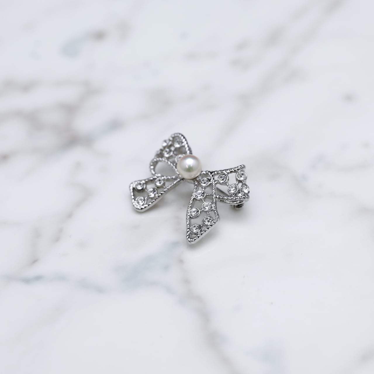 アコヤパール ブローチ / リボン（sp-0010） | 三和真珠