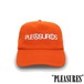 【PLEASURES/プレジャーズ】ZINE SNAPBACK キャップ / ORANGE / SP26-13966
