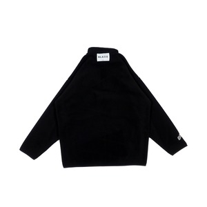 LOGO PATCH MICRO FLEECE JACKET [BLACK]