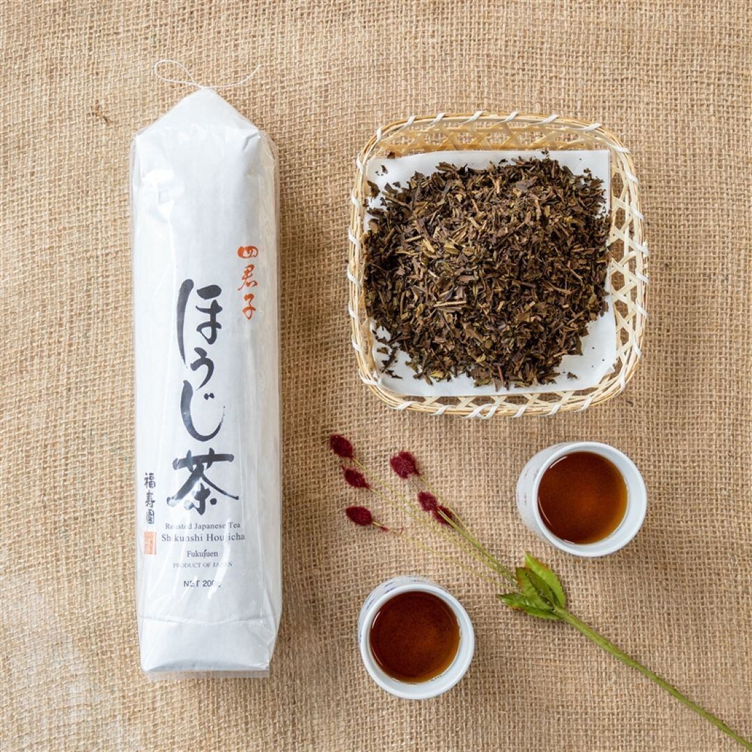 〈福寿園〉四君子ほうじ茶 200g袋