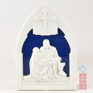ピエタ 聖母子像 ミケランジェロ プラスチック壁飾り