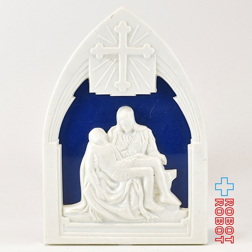 ピエタ 聖母子像 ミケランジェロ プラスチック壁飾り