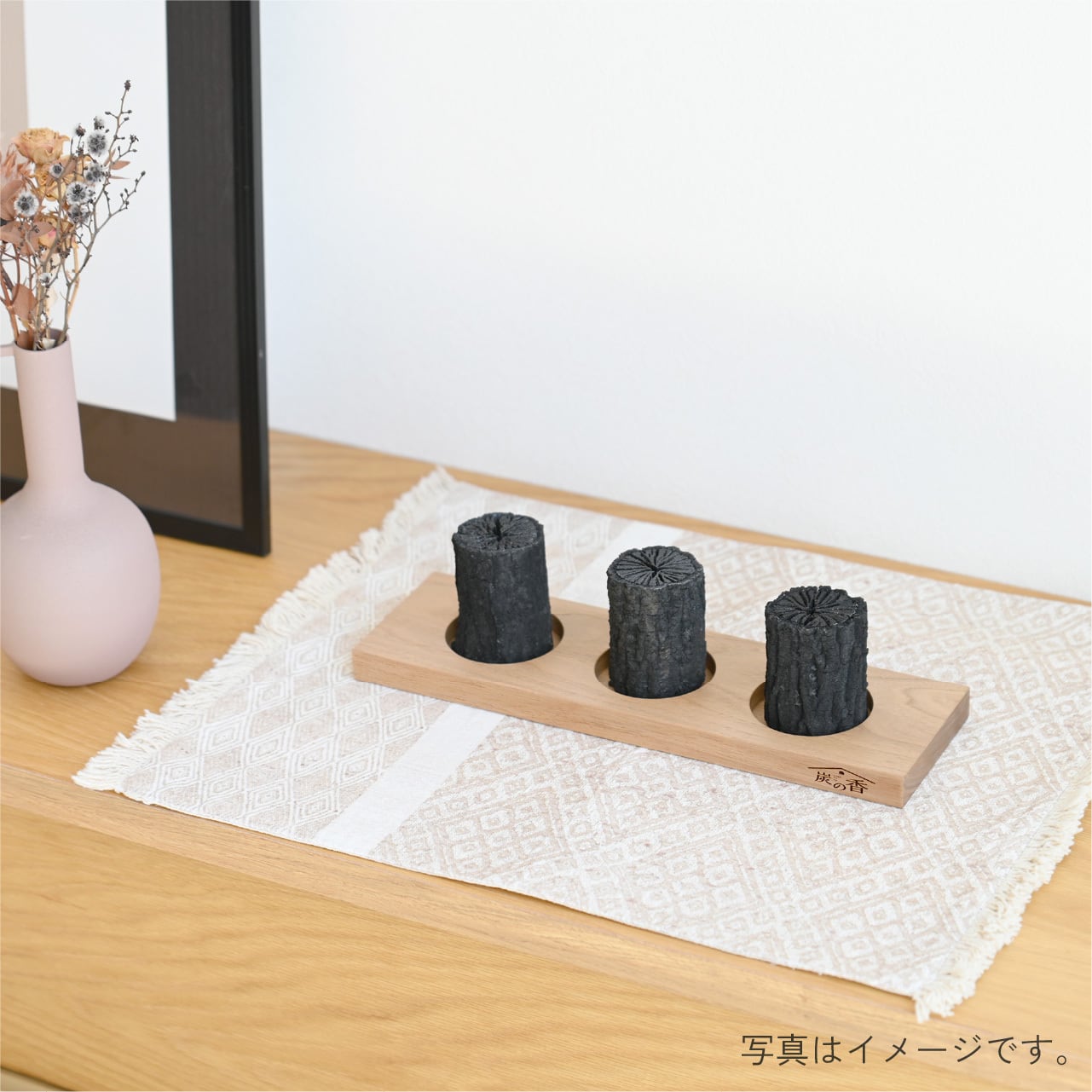 乾山 炭型 香合 ギフト：炭の香【3本セット】 | sumino