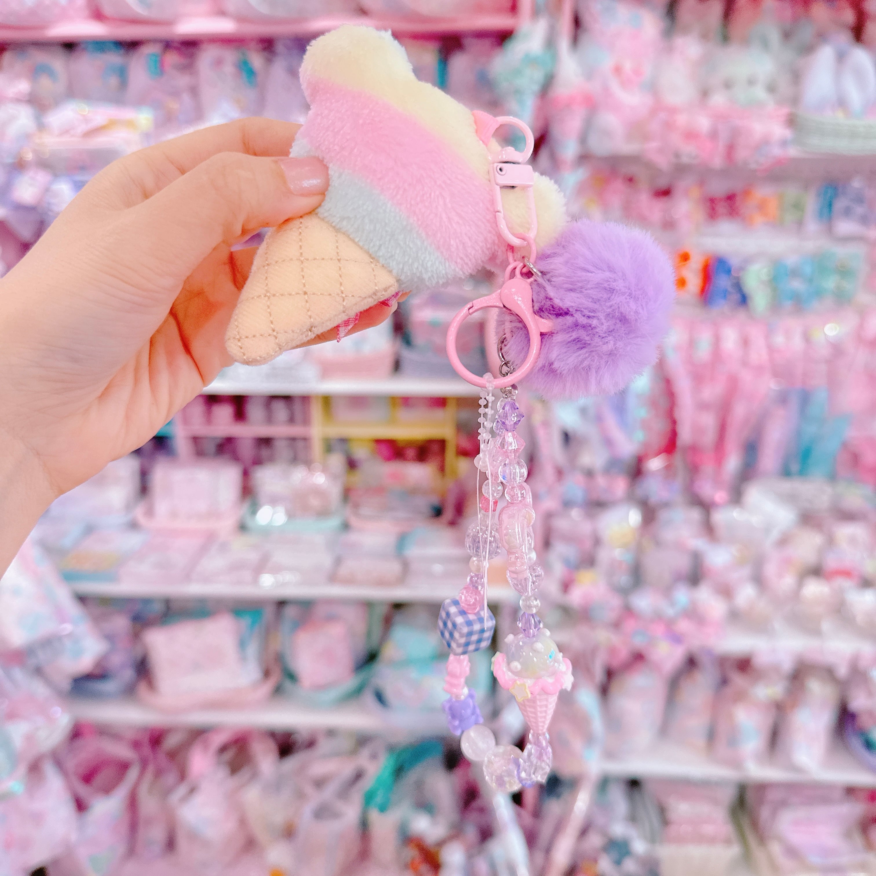 【C6】4-51くまアイスキーホルダー