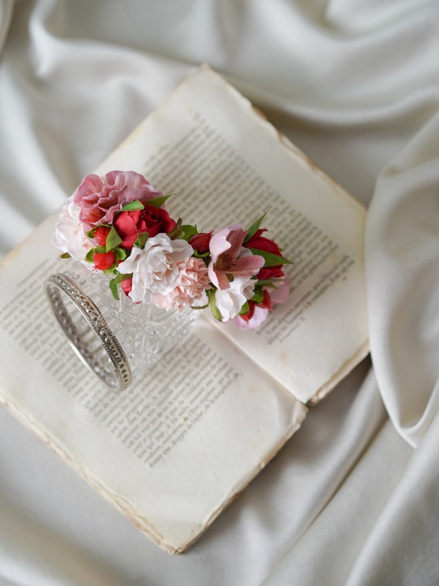 〈 即納アイテム 〉 Drops Flora Crown red pink