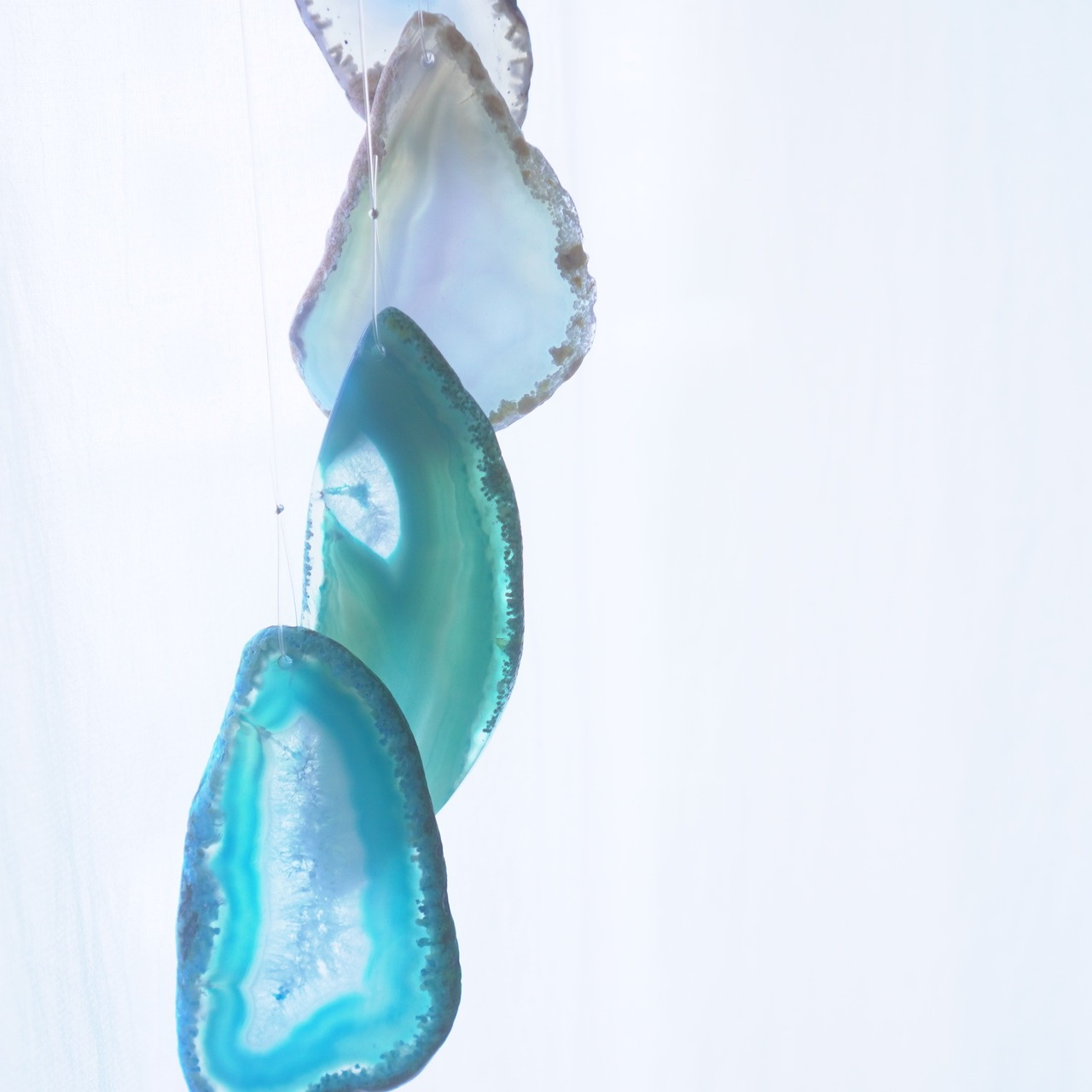 Attersee - アゲートヒーリングチャイム / Agate Sun Catcher Wind Chime 1028