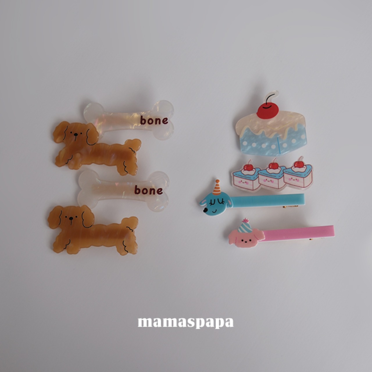 [MAMASPAPA] Dog Cake Pin Set-up / [마마스파파] 도그케잌핀세트