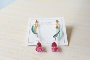 【ピアス変更可能】cossun*/チューリップイヤリング