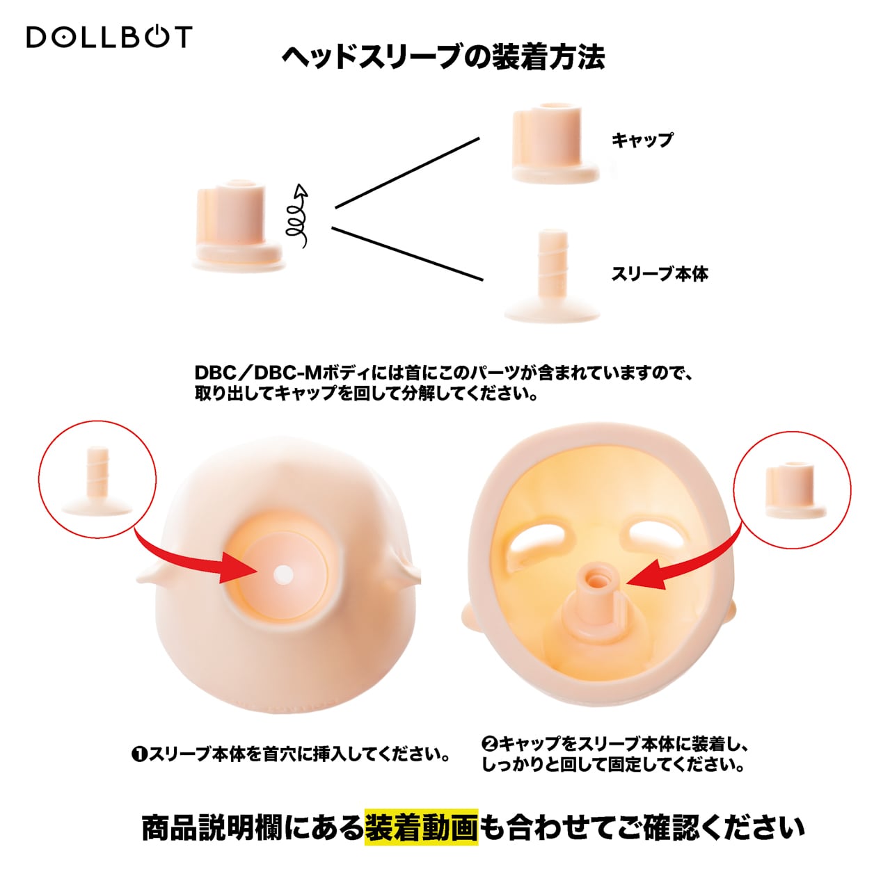 DBCボディ（高可動ボディPLUSタイプ・フレーム Ver1.3仕様） | DOLLBOT