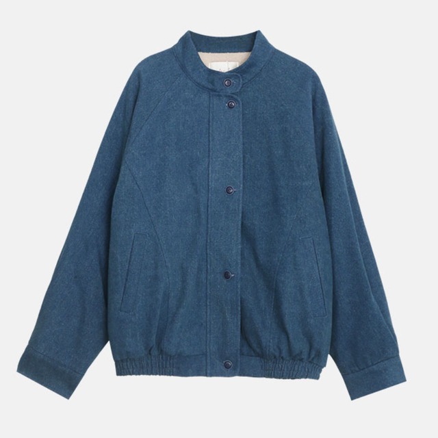 denim boa jacket　J00211