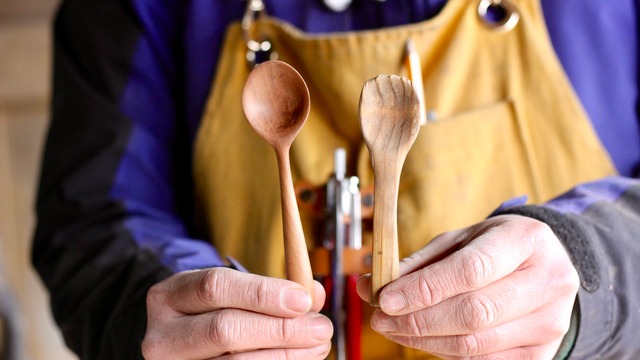 ［2本セット］木のスパイススプーン / wooden spice spoon