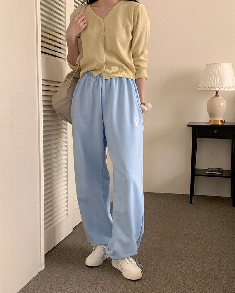 【SELECT】刺繍スウェットパンツ