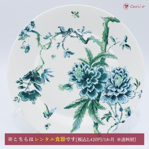 ウェッジウッド（Wedgewood)　ジャスパーコンランシノワズリ　ディナープレート27cm(100013)