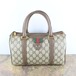 ◎.OLD GUCCI SHERRY LINE GG PATTERNED MINI BOSTON SHOULDER BAG MADE IN ITALY/オールドグッチシェリーラインGG柄ミニボストンバッグ2000000053158