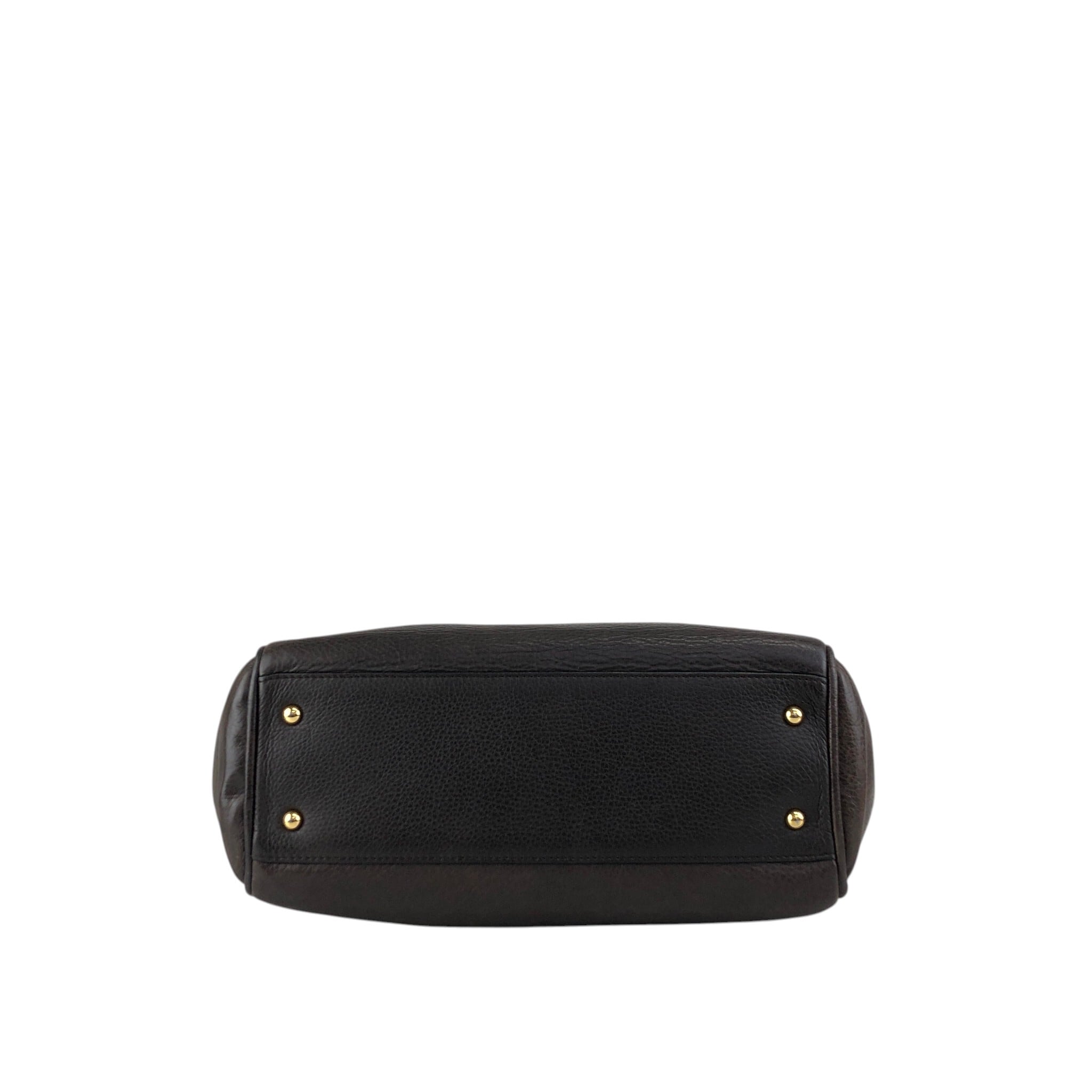 LOEWE ロエベ ヘリテージ トートバッグ ブラウン レザー vintage