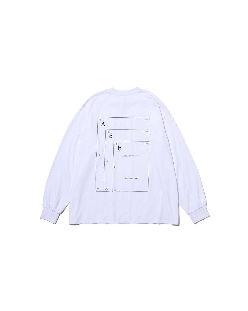 Actual Source × FreshService AS×FS CORPORATE L/S TEE A-SERIES