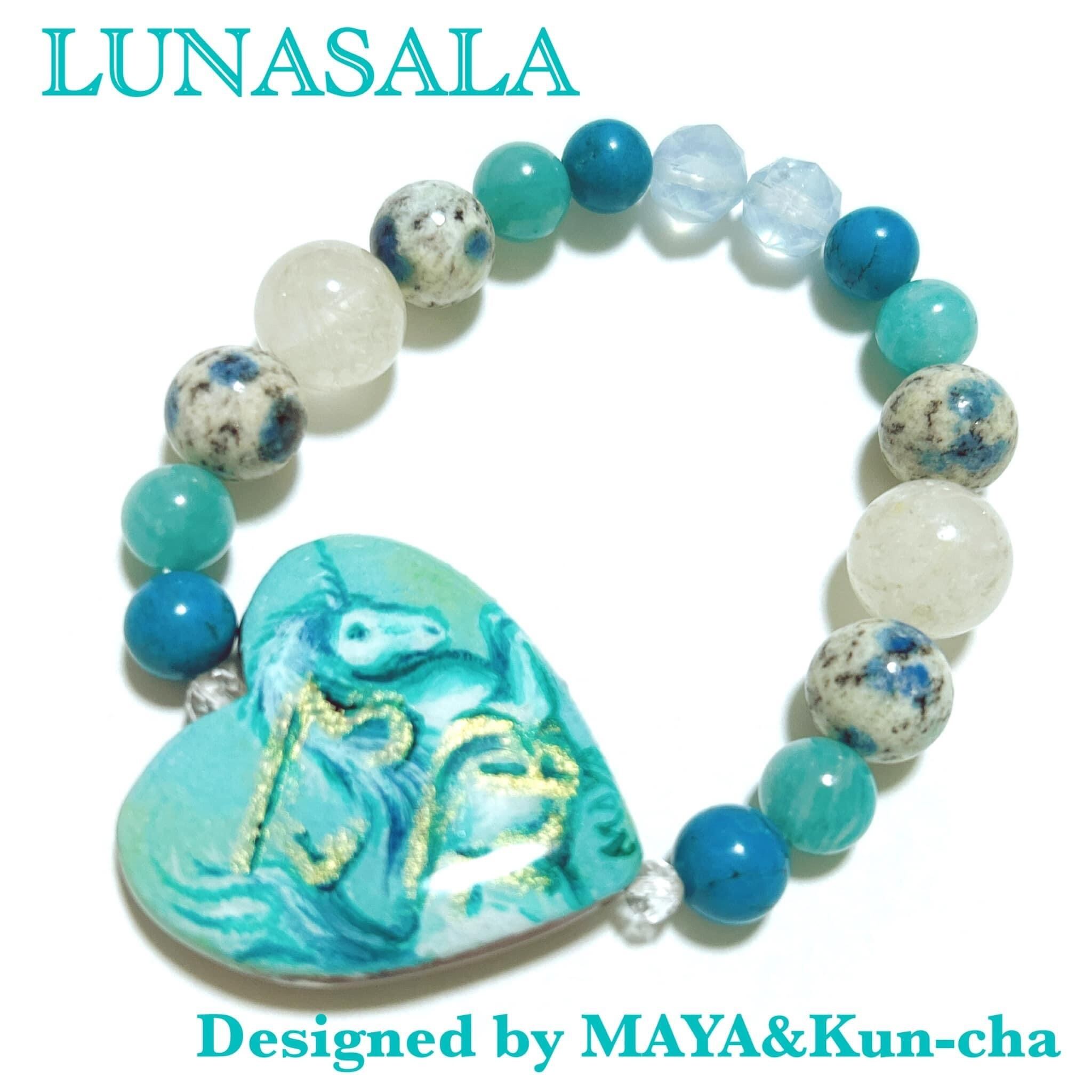 天然石》世界に1点☆ LUNASALAオリジナルクリスタルヒーリング アート 