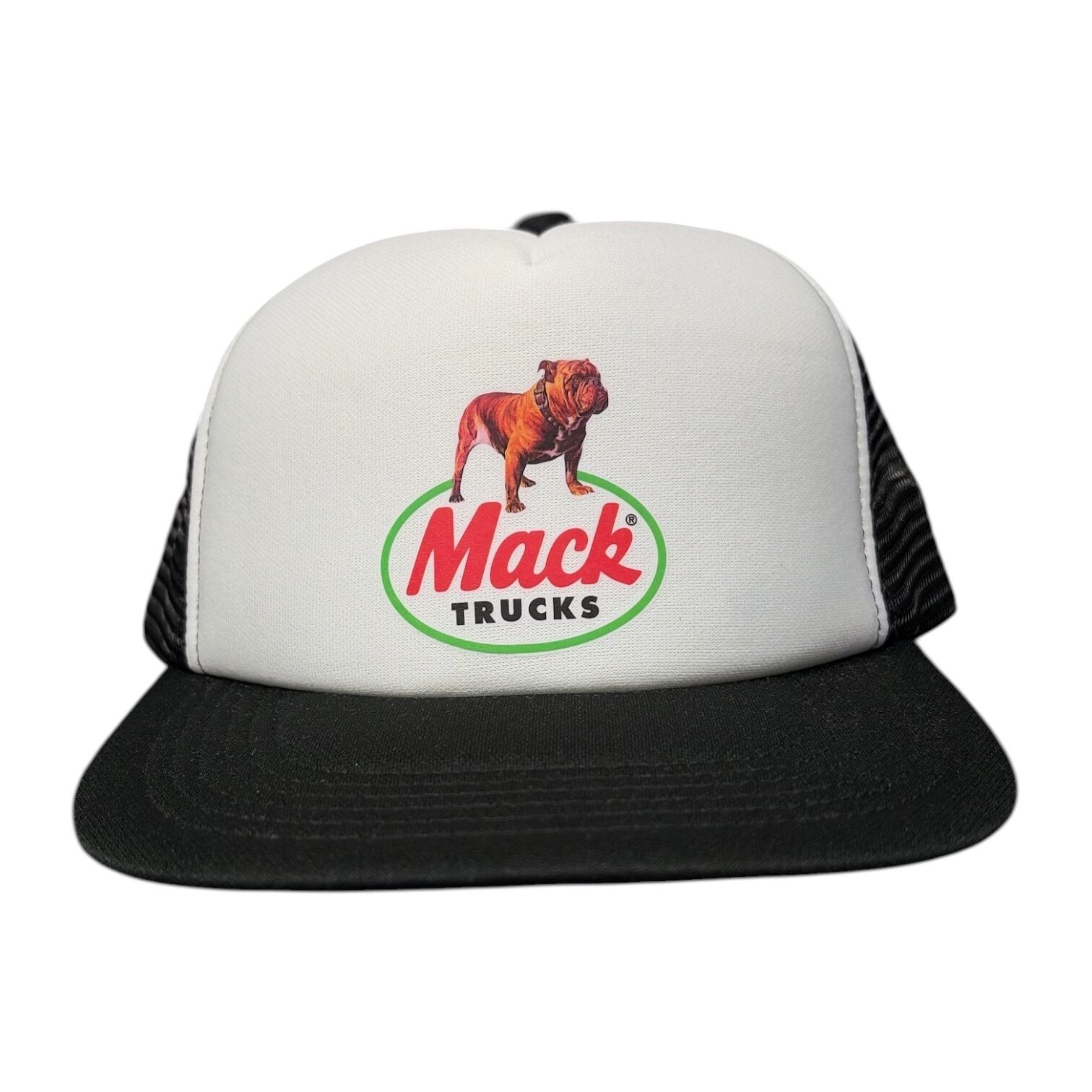 fj Mack Trucks メッシュキャップ ブラック ホワイト Mack TRUCKS MESH CAP BLACK×WHITE マック トラックス メッシュ