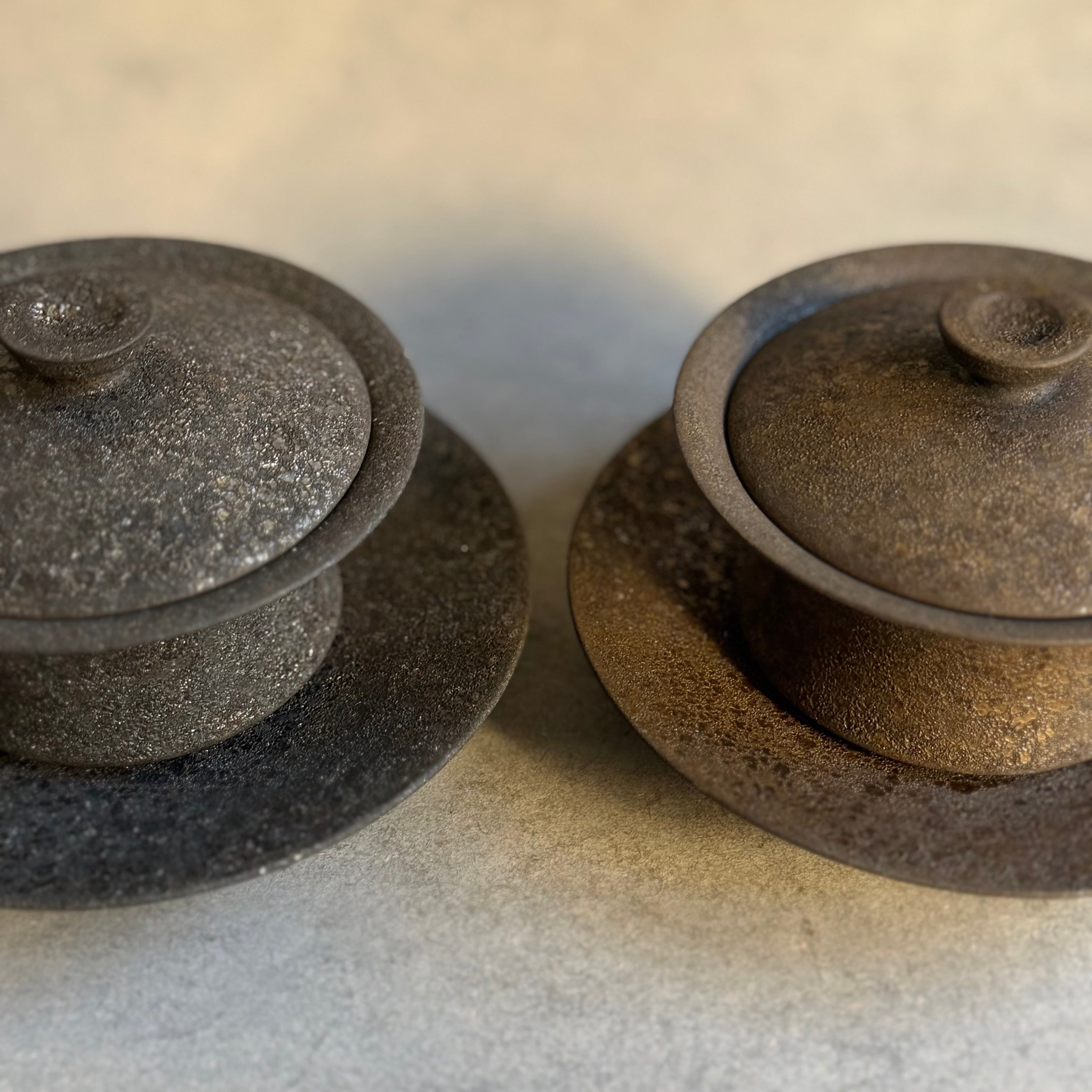 値下げしました【★新品未使用★》升たか作 蓋物 ベーシック 汲出 蓋 天目 | 白山陶器直営オンラインストア