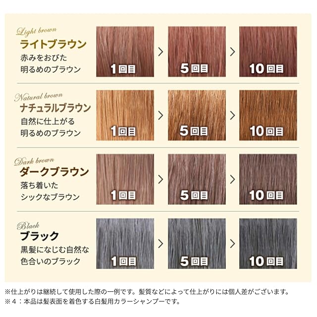 利尻カラーシャンプー お徳用サイズ 500ml（ライトブラウン） | essential