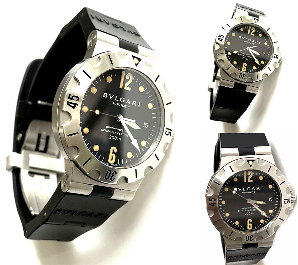 BVLGARI ブルガリ ディアゴノ スクーバ デイト オートマティック 時計 メンズ